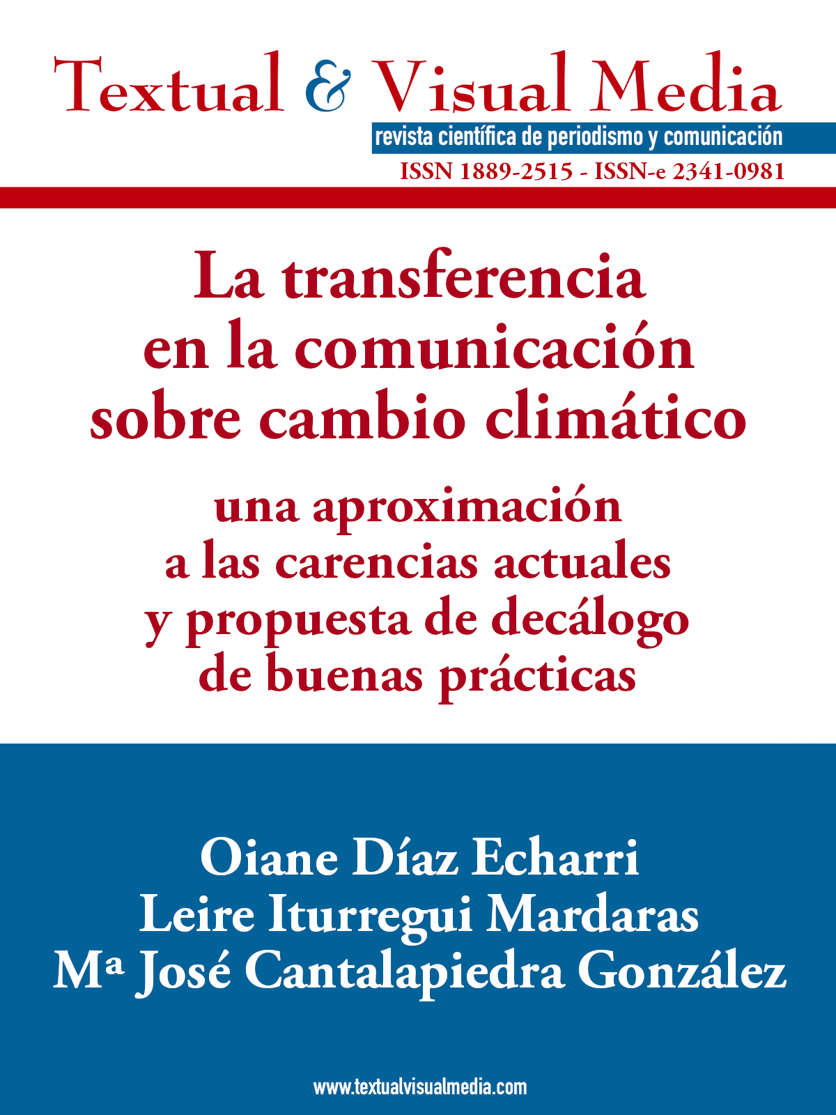 La transferencia en la comunicación sobre cambio climático